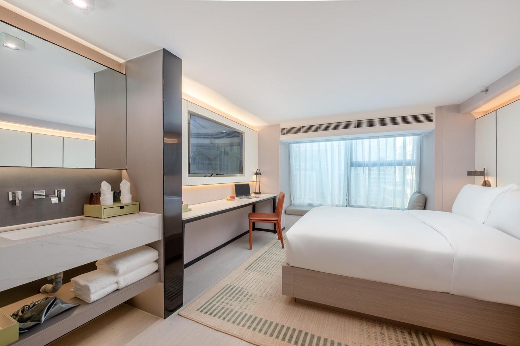 Oness Executive Hotel Guangzhou Huangpu Luogang - Free Shuttle Bus For Canton Fair Kanton Zewnętrze zdjęcie
