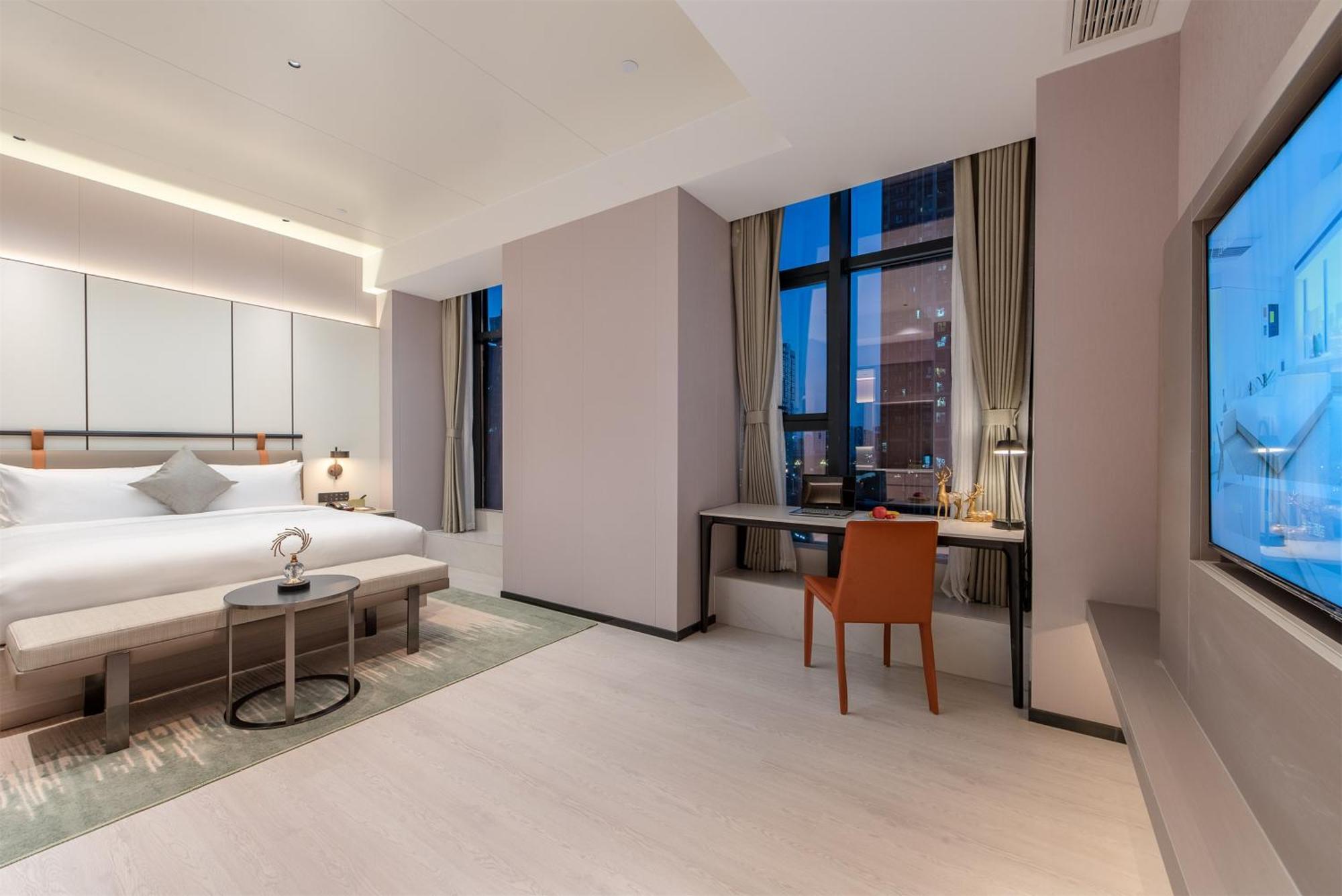 Oness Executive Hotel Guangzhou Huangpu Luogang - Free Shuttle Bus For Canton Fair Kanton Zewnętrze zdjęcie